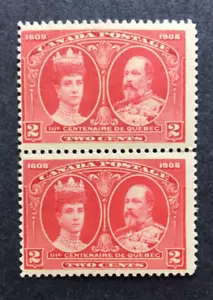 BroadviewStamps Canada #98 MNH F pair. CV$90+ - Picture 1 of 2
