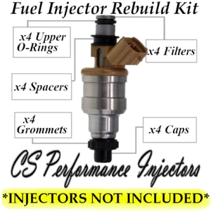 Fuel Injectors Rebuild Repair Kit fits 195500-2180 for 90-97 Mazda Kia Ford 1.8 - Foto 1 di 2