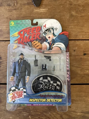 Inspector Detector Speed Racer Action Figure  ReSaurus Vintage NIP Cover