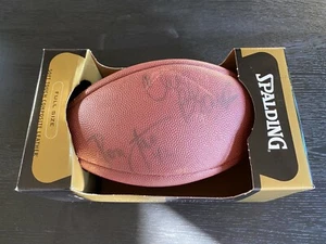 Ronnie Lott and Cliff Branch Signed Spalding Football - Picture 1 of 2