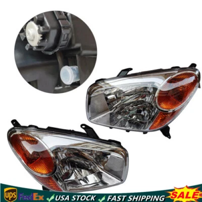 Faróis halogênio A par de faróis LH+RH esquerda e direita Toyota RAV4 2004-2005 - Imagem 1 de 4