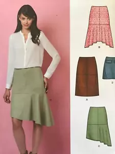 New Look Sewing Pattern 6418 Ladies Misses Skirts Size 8-20 Uncut Four Variation - Picture 1 of 3