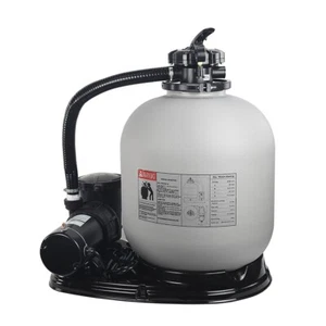 XtremepowerUS 19" Sand Filter Above Ground Pool w/ 1.5HP Pump for 18000 Gallons - Picture 1 of 7