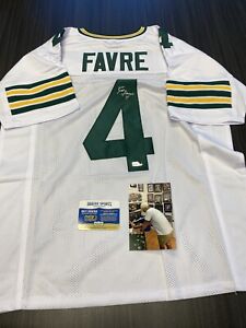 Brett Favre Signed Custom Green Bay Packers Jersey Radke COA