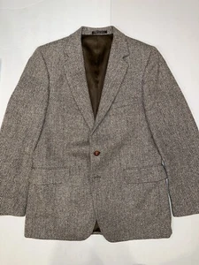 Vintage Unique Wool Mens Blazer Made by American Craftsman Tailored For Gairs - Picture 1 of 9