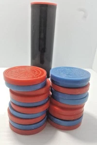 20pcs new PYRO CAPS vintage antique Pog plastic Slammers Tazos milk caps lot - Picture 1 of 4
