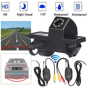 LED Funk kabellos Rückfahrkamera Einparkhilfe für Mercedes Benz Viano Vito W639 - Bild 1 von 14
