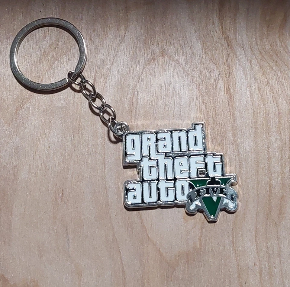 Grand Theft Auto V / GTA 5 Videojuego Llavero Etiqueta Llave GTA V Rockstar VENDEDOR DE EE. UU. Foto 1 de 1