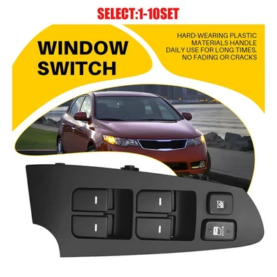 Interruptor de puerta del lado izquierdo del conductor compatible con Kia Forte5 2012-2013 14 pines 935701M100WK 1-10x Foto 1 de 4