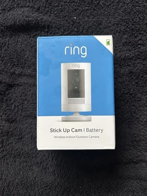 Ring Stick Up 3rd Gen HD Security Camera Indoor Outdoor Wireless 2way Talk White - Image 1 of 4