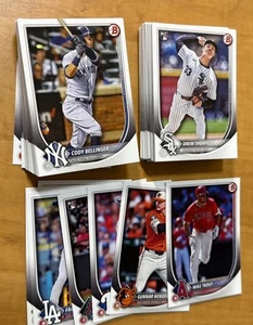 2025 Bowman Baseball Complete Set 1-100 Base Paper - Picture 1 of 5