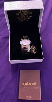 Roberto Cavalli Timewear Woman’s Watch BNIB With Instruction Manual - Silver - Image 1 of 4