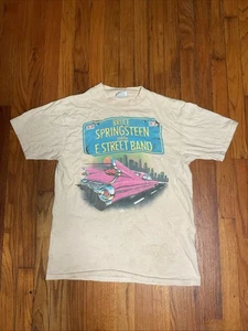 Camisa De Colección Bruce Springsteen E Street Band Para Hombres L 1984 Gira Concierto Camiseta Años 80 - Imagen 1 de 9
