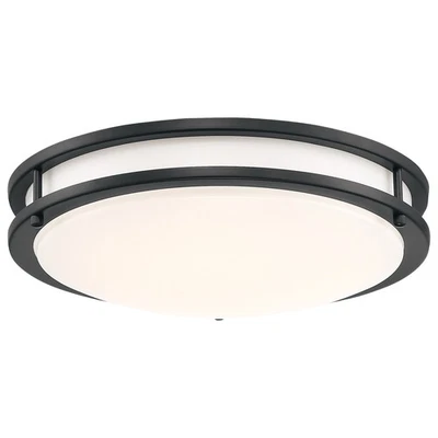 Access Lighting 20507LEDD/ACR Solero III 14"W LED Flush Mount - White - Image 1 of 2