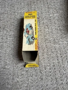 Vintage Dinky Toys Original Empty Box Ford Escort Panda Car - Picture 1 of 2