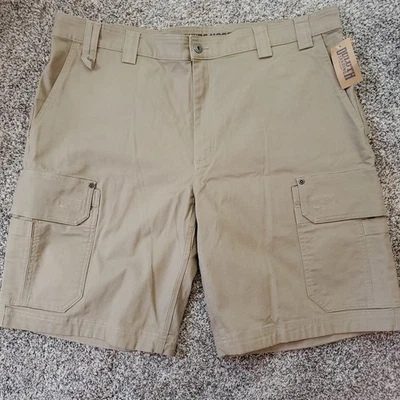 Nuevo con etiquetas Pantalones Cortos Duluth Flex Fire Hose 11" Carga Desierto Caqui Calce Relajado Para Hombres 42 Foto 1 de 4