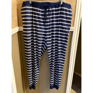 Lands' End gestreifte Herren Lounge Hose Schlaf Pyjamahose XXL 44-46 - Bild 1 von 3