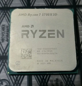 AMD Ryzen 7 5700X3D 8-rdzeniowy 16-wątkowy gniazdo 4,1 GHz AM4 Desktop Gaming CPU - Zdjęcie 1 z 4