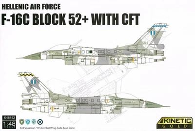 KINETIC K48152 1/48 Hellenic Air Force F-16C Block 52+WITH CFT Limited Edition - Image 1 of 4