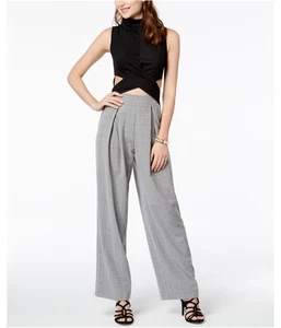 XOXO Womens Mock Neck Jumpsuit, gray, XS - Picture 1 of 1