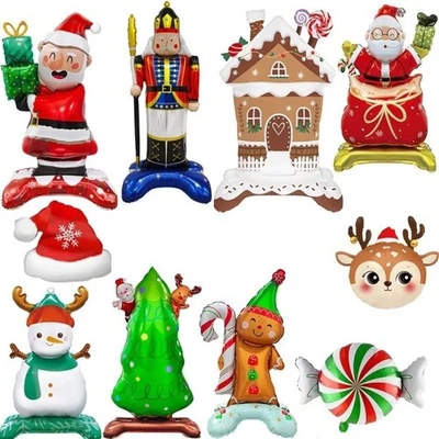 Gingerbread Man Christmas Foil Balloons  Navidad Supplies - image 1 of 4