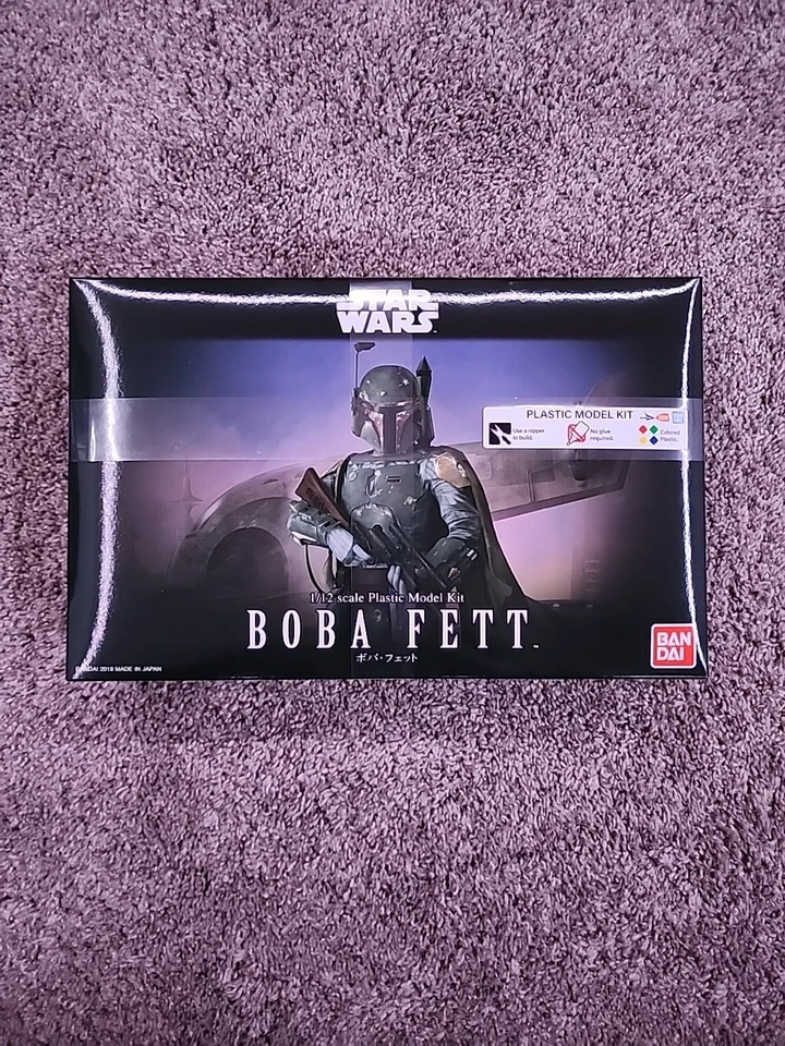 星球大战 BOBA FETT 1/12 比例模型套件万代全新未拆封!!! — 第 1/1 张图片