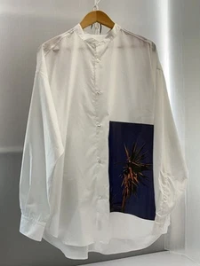 BEAMS Lights Long Sleeve Shirt L Polyester WHT 51-11-0025-147 - Picture 1 of 7