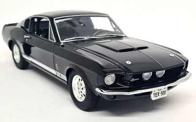 Exact Detail 1/18 Shelby G.T. 500 1967 Mustang Black Diecast Model Car - Image 1 of 4