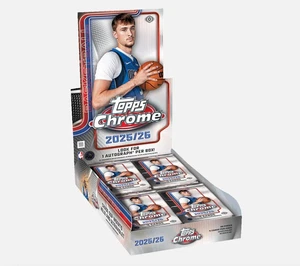 2025-26 Topps Chrome Basketball Hobby Box - PRE SALE Brand New Sealed - Picture 1 of 1
