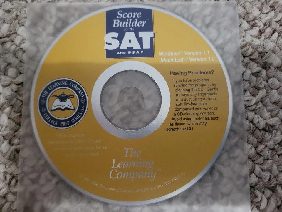 Score Builder for the SAT and PSAT The Learning Company PC & Mac - Image 1 of 1