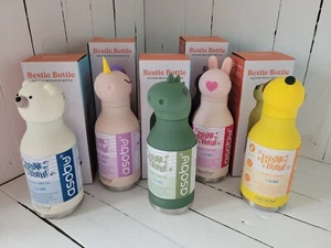 Asobu Bestie - 460 ml Isolierflasche + Strohhalm, Bär, Dino, Hund, Hase, Einhorn - Bild 1 von 19