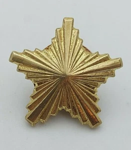 JNA Yugoslav People's Army metal gold star insignia badge, IKOM Zagreb ! - Picture 1 of 2