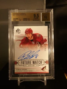 Tobias Rieder 2014-15 SP Authentic Future Watch Autograph /999 SPA BGS 9.5 POP=1 - Picture 1 of 2