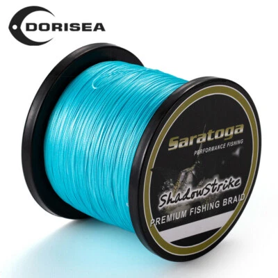 8 Strand 100m 300m 500m 1000m 2000m Blue PE Dynema Braided Sea Lake Fishing Line - Image 1 of 4