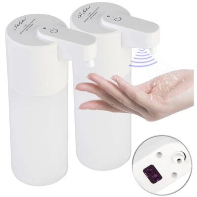CARLO MILANO 2er Set Autom. Akku-Spray-Desinfektionsmittelspender, IR-Sensor,500 ml