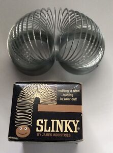 NOS Metal POOF Slinky In The Box Made in USA James Ind. Famous Spring Toy 2008