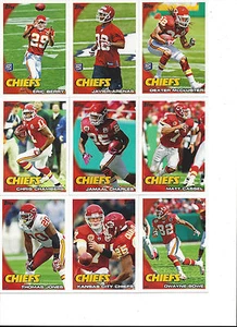 2010 Topps Kansas City Chiefs Team Set McCluster Eric Berry radiocontrol Jamaal Charles 10 - Imagen 1 de 1