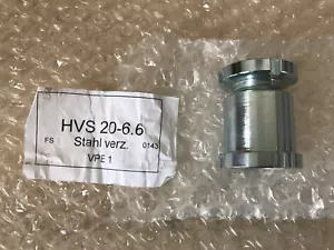 Höhenverstellschraube HVS 20-6.6, Nivellierelement, Stahl verzinkt unbenutzt OVP - Bild 1 von 1