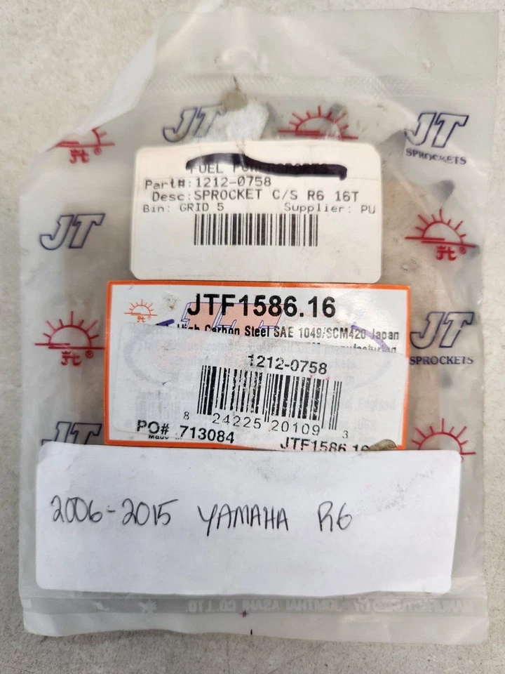 Piñón delantero JT 14 dientes para Yamaha YZ85 YZ85LW 2002-2022 JTF558.14 Foto 1 de 1