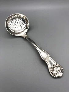 VIKTORIANISCHER STERLINGSILBER SIEBLÖFFEL, S. HAYNE & D. CATER, LONDON, 1840 - Bild 1 von 7