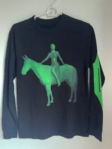 Beyoncé Renaissance World Tour Langarm T-Shirt Small schwarz grün Pferd 2023 - Bild 1 von 18