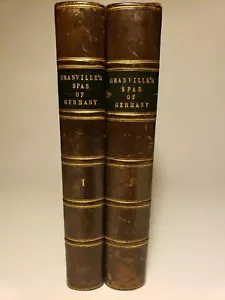 1837 SPAS OF GERMANY 1ST ED 2 VOLS ENGRAVED PLATES, MAPS, VIEWS, CARLSBAD - Imagen 1 de 12