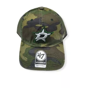 '47 Dallas Stars Clean Up Camo Adjustable Strap Hat Dad Cap - Picture 1 of 6