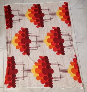 Beautiful Mid Century Modern Space Age Fabric 145X120CM Curtain \ Table Map - Picture 1 of 6