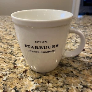 Starbucks Barista Mug 2007 18oz White Ceramic Starbucks Coffee Company Est. 1971 - Picture 1 of 6