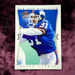 Jason Seahorn 1997 Score Football #147 NEUWERTIG USC Trojans Legends NY Giants Trikot - Bild 1 von 2