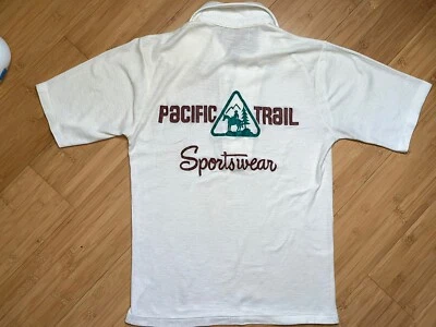 Men’s XS Vintage Pacific Trail Sportswear Cotton Blend 80’s Polo Shirt - Image 1 of 4