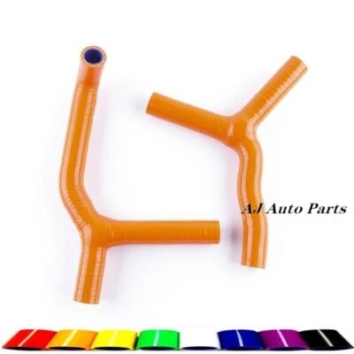 ORANGE FOR KTM 85SX 85 SX 03-08 2004 05 2006 2007 Silicone Radiator Coolant Hose Foto 1 de 4