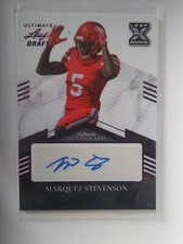 2021 Leaf Ultimate Draft  #BA-MS1 Purple Auto MARQUEZ STEVENSON 1/1 Houston
