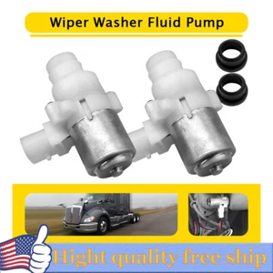 2x Windshield Washer Fluid Pump For Peterbilt 320 365 387 Kenworth T680 N5355001 - Picture 1 of 9
